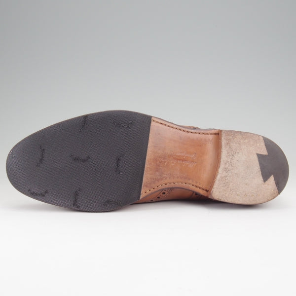 極上★(英)チーニー 6G【定価￥82,500-★ARTHUR 3/アーサー/125ラスト】フルブローグ/カーフ/DARK LEAF BURNISHED/茶/CHEANEY★n143