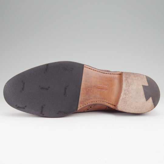 極上★(英)チーニー 6G【定価￥82,500-★ARTHUR 3/アーサー/125ラスト】フルブローグ/カーフ/DARK LEAF BURNISHED/茶/CHEANEY★n143