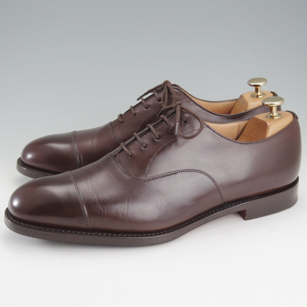極美品★チャーチ 85F/UK8.5【定価￥181,500-★コンサル/CONSUL】173ラスト/ストレートチップ/カーフ/濃茶/メンズ/Church's★o153