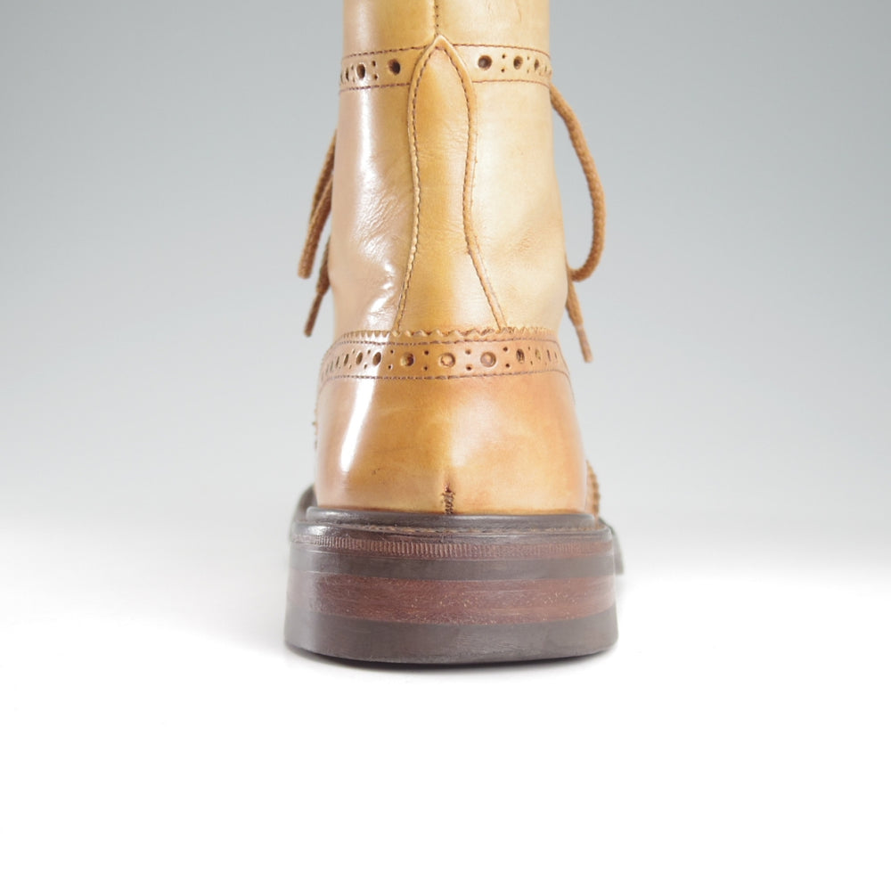 極上★トリッカーズ SIZE 7.5【定価￥143,000-★ダイナイトソール/MALTON/1001 Burnished】M2508/カントリーブーツ/薄茶/Tricker's★o697