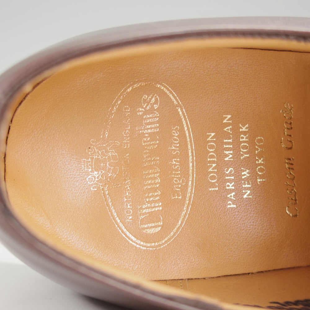 極美品★チャーチ 85F/UK8.5【定価￥181,500-★コンサル/CONSUL】173ラスト/ストレートチップ/カーフ/濃茶/メンズ/Church's★o153