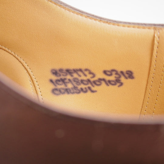 極美品★チャーチ 85F/UK8.5【定価￥181,500-★コンサル/CONSUL】173ラスト/ストレートチップ/カーフ/濃茶/メンズ/Church's★o153