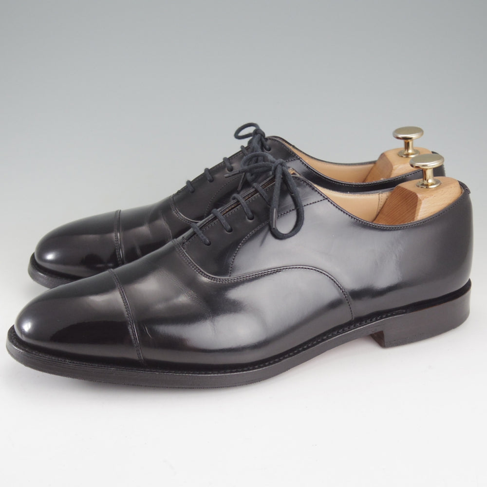 美品★チャーチ 85F/UK8.5【定価￥203,500-★コンサル/CONSUL】173ラスト/ストレートチップ/黒/メンズ/Church's★p273