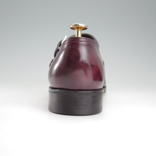 美品★ジョンロブ 7E【注文価格￥413,160-★バイリクエスト品/プレステージライン/CHAPEL】8000ラスト/ミュージアムカーフ/PLUM/赤茶★o154