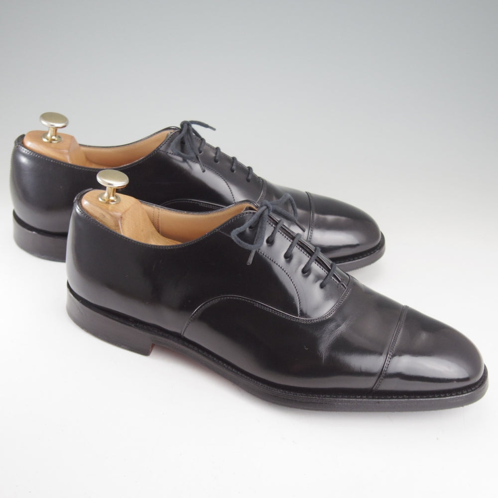 美品★チャーチ 85F/UK8.5【定価￥203,500-★コンサル/CONSUL】173ラスト/ストレートチップ/黒/メンズ/Church's★p273