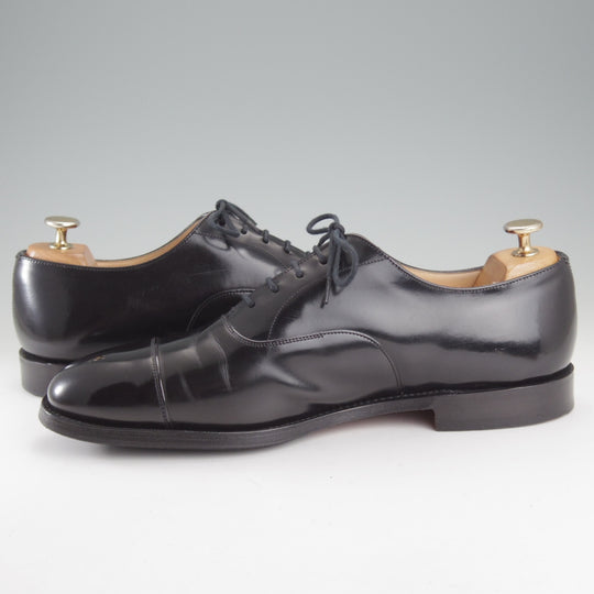 美品★チャーチ 85F/UK8.5【定価￥203,500-★コンサル/CONSUL】173ラスト/ストレートチップ/黒/メンズ/Church's★p273