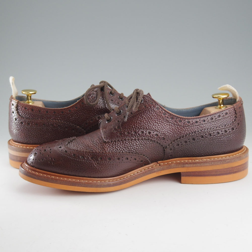 極上★トリッカーズ SIZE 7【現行定価13万円以上★コマンドソール/BOURTON REVIVAL】M7346/カントリーシューズ/濃茶/Tricker's★o699