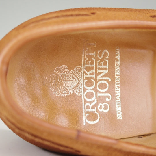 極上★クロケット&ジョーンズ 6E【定価￥121,000-★CAVENDISH 2/キャベンディッシュ】325ラスト/タッセルローファー/スエード/茶★n659