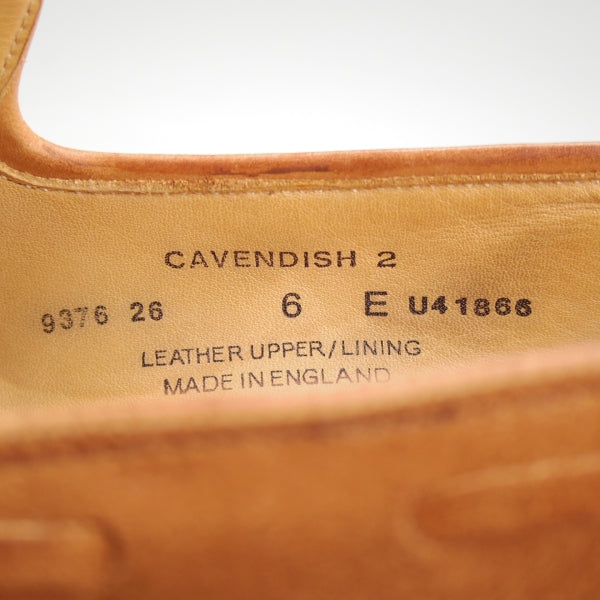 極上★クロケット&ジョーンズ 6E【定価￥121,000-★CAVENDISH 2/キャベンディッシュ】325ラスト/タッセルローファー/スエード/茶★n659
