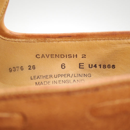 極上★クロケット&ジョーンズ 6E【定価￥121,000-★CAVENDISH 2/キャベンディッシュ】325ラスト/タッセルローファー/スエード/茶★n659