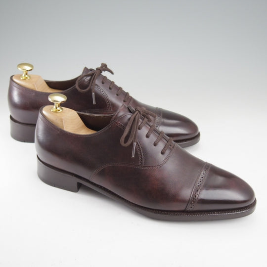 美品★ジョンロブ 5.5E【定価￥332,200-★フィリップ2/Philip2/プレステージライン】7000ラスト/ミュージアムカーフ/濃茶/JOHN LOBB★n660