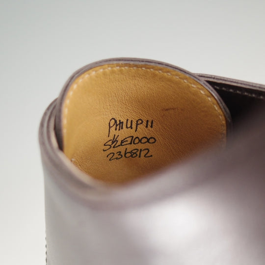 美品★ジョンロブ 5.5E【定価￥332,200-★フィリップ2/Philip2/プレステージライン】7000ラスト/ミュージアムカーフ/濃茶/JOHN LOBB★n660