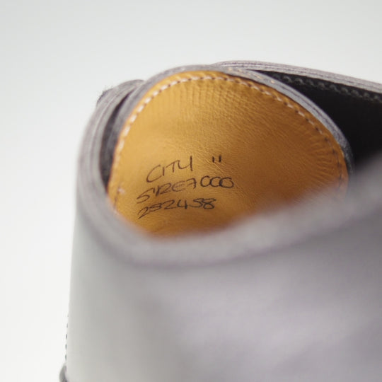 美品★ジョンロブ 5.5E【定価￥228,800-★CITY 2/シティ/7000ラスト】ストレートチップ/カーフ/黒/メンズ/JOHN LOBB★n661