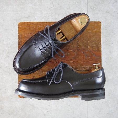 極美品★J.M.ウエストン 5.5C【定価￥176,000-★ゴルフ/GOLF】641/31ラスト/Uチップ/ボックスカーフ/黒/Weston/ウェストン★n670
