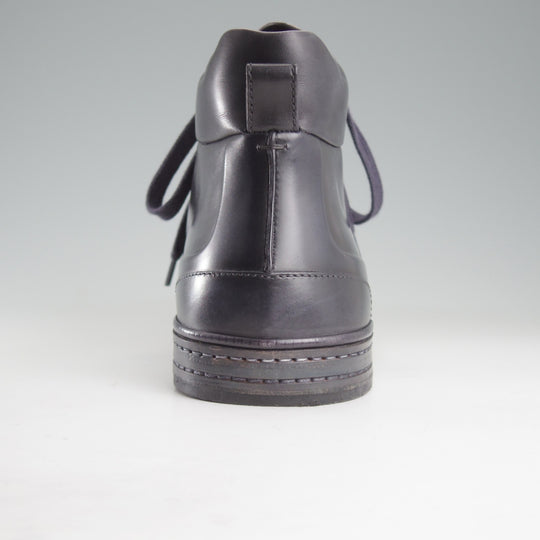 極美品★(仏)ベルルッティ SIZE 8.5【カリグラフィー(スクリット)仕様★PLAYTIMEコレクション/スニーカー】黒系パティーヌ/Berluti★o706