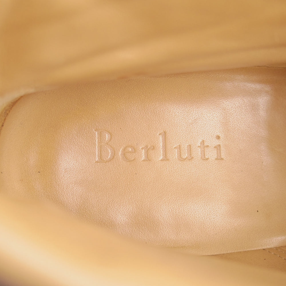 極美品★(仏)ベルルッティ SIZE 8【定価￥331,560★純正ツリー付/ソフト・グッドイヤー製法/ブルニコ】ブーツ/濃茶系/Berluti★o721