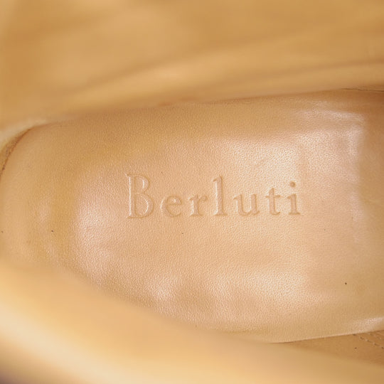 極美品★(仏)ベルルッティ SIZE 8【定価￥331,560★純正ツリー付/ソフト・グッドイヤー製法/ブルニコ】ブーツ/濃茶系/Berluti★o721