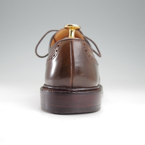 極上★クロケット&ジョーンズ UK8/US8.5E【貴重★コードバン/濃茶/ラルフローレン別注】フルブローグ/Ralph Lauren/Crockett&Jones★n665