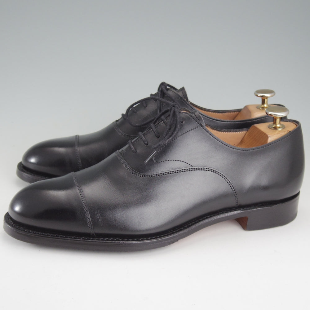 極美品★(英)チーニー 6.5F【定価￥94,600-★アルフレッド/ALFRED】125ラスト/ストレートチップ/カーフ/黒/メンズ/CHEANEY★p281