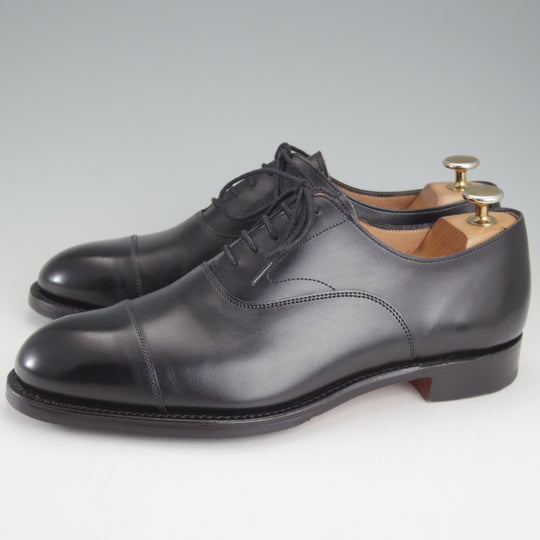 極美品★(英)チーニー 6.5F【定価￥94,600-★アルフレッド/ALFRED】125ラスト/ストレートチップ/カーフ/黒/メンズ/CHEANEY★p281