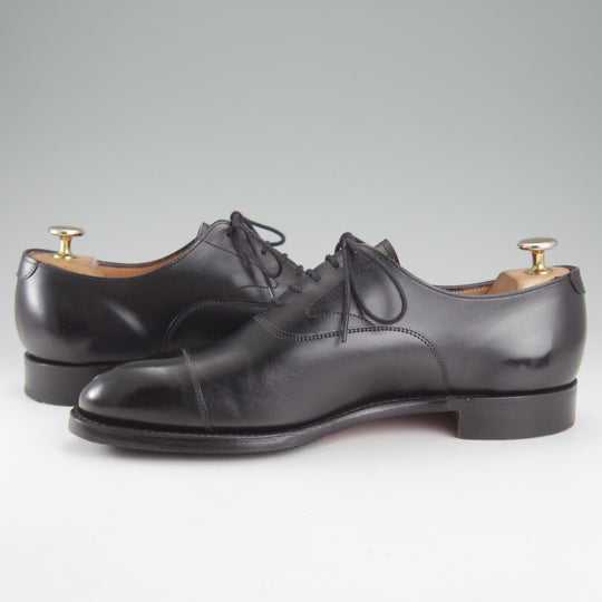 極美品★(英)チーニー 6.5F【定価￥94,600-★アルフレッド/ALFRED】125ラスト/ストレートチップ/カーフ/黒/メンズ/CHEANEY★p281