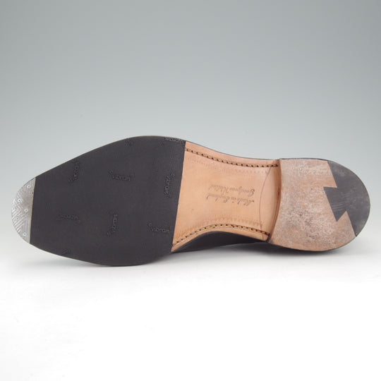 極美品★(英)チーニー 6.5F【定価￥94,600-★アルフレッド/ALFRED】125ラスト/ストレートチップ/カーフ/黒/メンズ/CHEANEY★p281