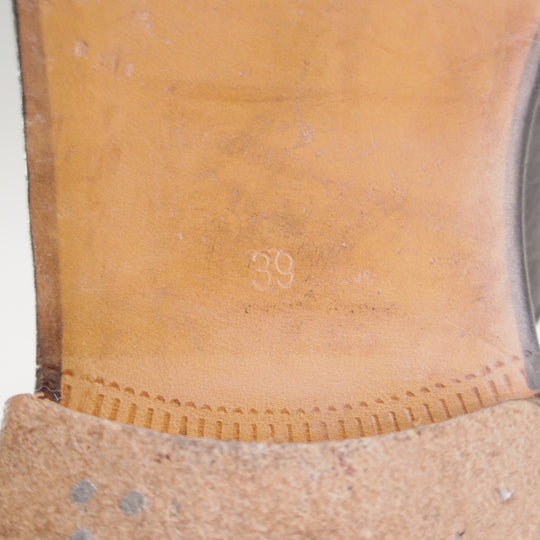 極上★(伊)F.LLIジャコメッティ SIZE 39【定価￥100,100-★グルカサンダル/FG166】FAUSTOラスト/グレインレザー/黒/Giacometti★p282