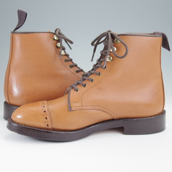 美品★トリッカーズ SIZE 6【現行定価￥143,000-★カントリーブーツ/茶】カーフ/メンズ/Tricker's★n152