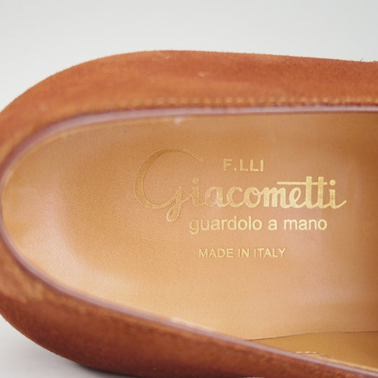 極美品★(伊)F.LLIジャコメッティ SIZE 38【定価￥133,100-★(英)C.F.ステッド社のスーパーバック/FG498】モンクストラップ/茶★p283