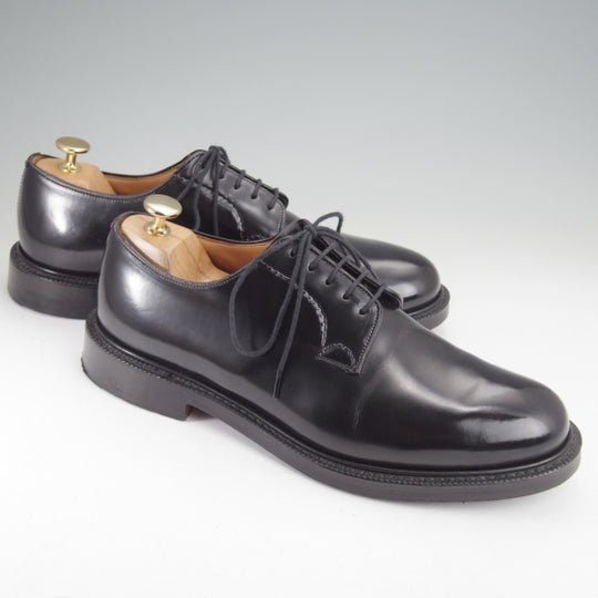 極上★チャーチ 75F/UK7.5【定価￥181,500-★シャノン/SHANNON】103ラスト/プレーントゥ/黒/メンズ/Church's★n153