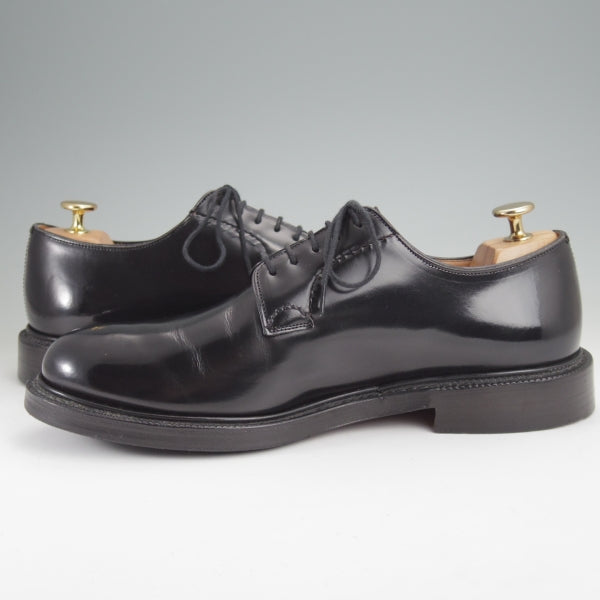 極上★チャーチ 75F/UK7.5【定価￥181,500-★シャノン/SHANNON】103ラスト/プレーントゥ/黒/メンズ/Church's★n153