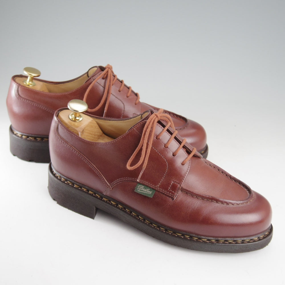 極美品★パラブーツ SIZE 5.5【定価￥96,800-★シャンボード/CHAMBORD】Uチップ/TEXソール/リスレザー/MARRON/マロン/茶/Paraboot★o710