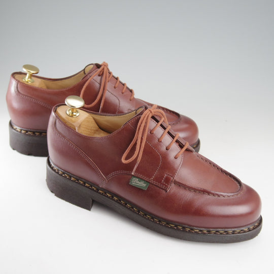 極美品★パラブーツ SIZE 5.5【定価￥96,800-★シャンボード/CHAMBORD】Uチップ/TEXソール/リスレザー/MARRON/マロン/茶/Paraboot★o710