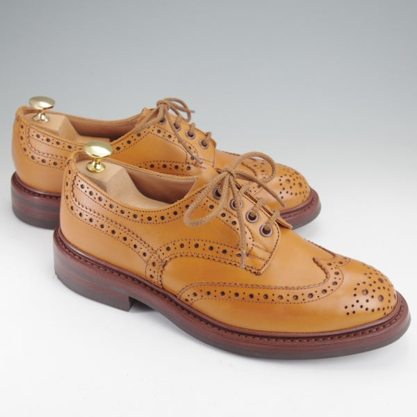 極美品★トリッカーズ SIZE 6【定価￥132,000-★ダイナイトソール/BOURTON/エイコンアンティーク】カントリーシューズ/茶/Tricker's★n154