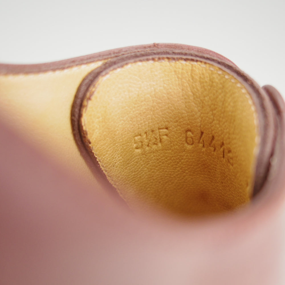 極美品★パラブーツ SIZE 5.5【定価￥96,800-★シャンボード/CHAMBORD】Uチップ/TEXソール/リスレザー/MARRON/マロン/茶/Paraboot★o710