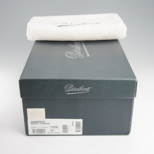 極美品★パラブーツ SIZE 5.5【定価￥96,800-★シャンボード/CHAMBORD】Uチップ/TEXソール/リスレザー/MARRON/マロン/茶/Paraboot★o710