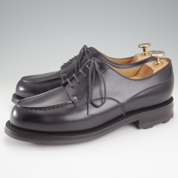 極美品★J.M.ウエストン 5.5C【定価￥176,000-★ゴルフ/GOLF】641/31ラスト/Uチップ/ボックスカーフ/黒/Weston/ウェストン★n670