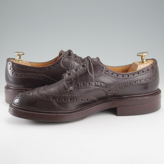 極上★トリッカーズ SIZE 7.5【現行定価13万円以上★ダイナイトソール/バートン同系モデル/M6518】フルブローグ/濃茶/Tricker's★o711