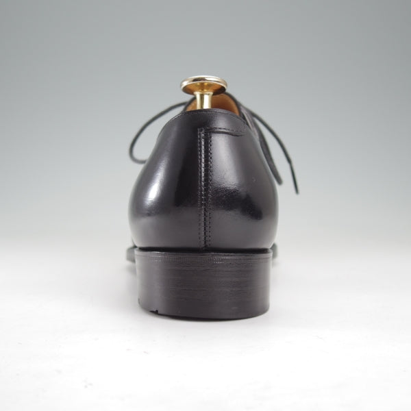 極美品★三陽山長 SIZE 7【定価￥99,000-★友二郎/R2010ラスト】ストレートチップ/カーフ/黒/メンズ/TOMOJIRO/Sanyo Yamacho★n672