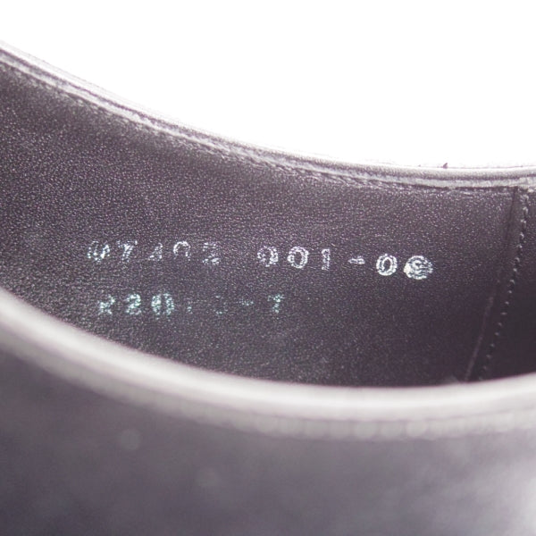 極美品★三陽山長 SIZE 7【定価￥99,000-★友二郎/R2010ラスト】ストレートチップ/カーフ/黒/メンズ/TOMOJIRO/Sanyo Yamacho★n672