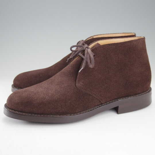 極美品★チャーチ 85F/UK8.5【定価￥160,600-★ダイナイトソール/RYDER 3】81ラスト/チャッカブーツ/スエード/濃茶/Church's★n673