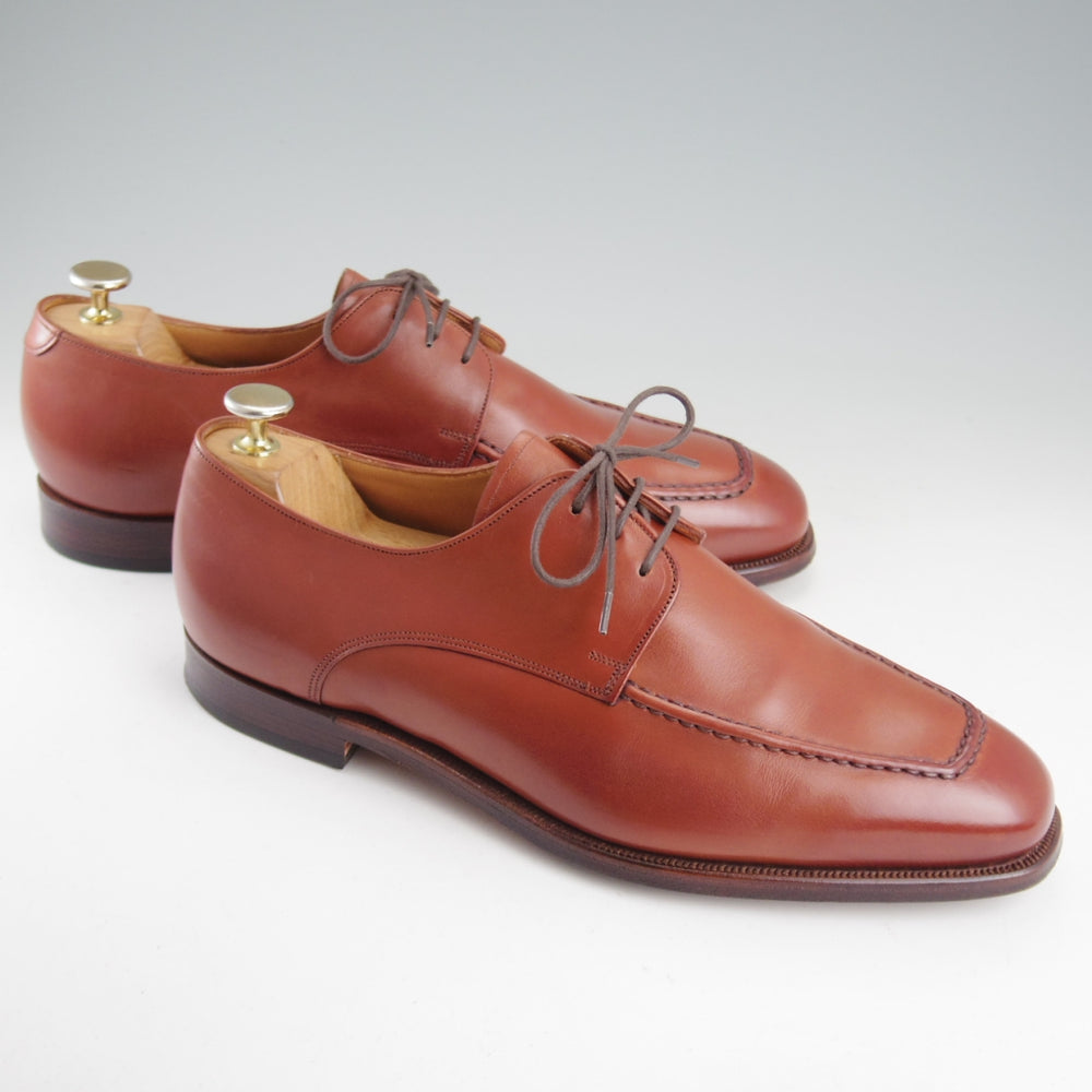 美品★(英)グレンソン 8.5F【貴重★footmaster/Uチップ】22383/77ラスト/カーフ/コニャック/茶/メンズ/GRENSON★o713