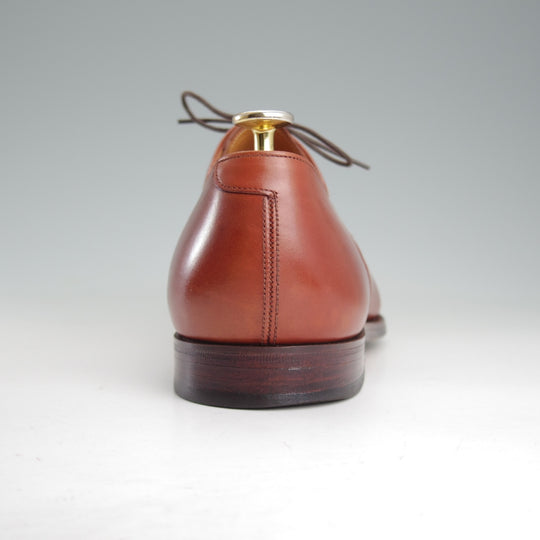 美品★(英)グレンソン 8.5F【貴重★footmaster/Uチップ】22383/77ラスト/カーフ/コニャック/茶/メンズ/GRENSON★o713