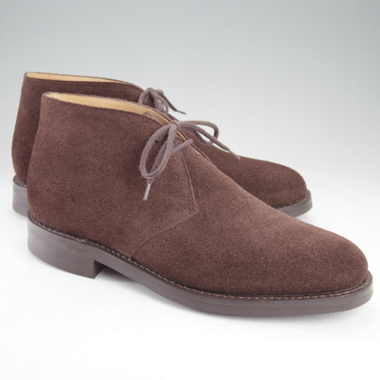 極美品★チャーチ 85F/UK8.5【定価￥160,600-★ダイナイトソール/RYDER 3】81ラスト/チャッカブーツ/スエード/濃茶/Church's★n673