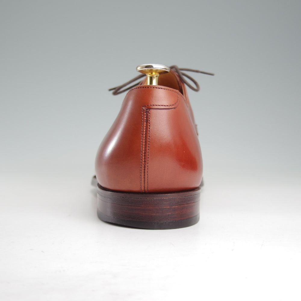 美品★(英)グレンソン 8.5F【貴重★footmaster/Uチップ】22383/77ラスト/カーフ/コニャック/茶/メンズ/GRENSON★o713