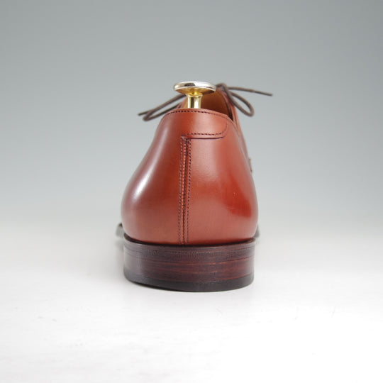 美品★(英)グレンソン 8.5F【貴重★footmaster/Uチップ】22383/77ラスト/カーフ/コニャック/茶/メンズ/GRENSON★o713