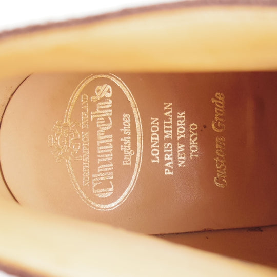 極美品★チャーチ 85F/UK8.5【定価￥160,600-★ダイナイトソール/RYDER 3】81ラスト/チャッカブーツ/スエード/濃茶/Church's★n673