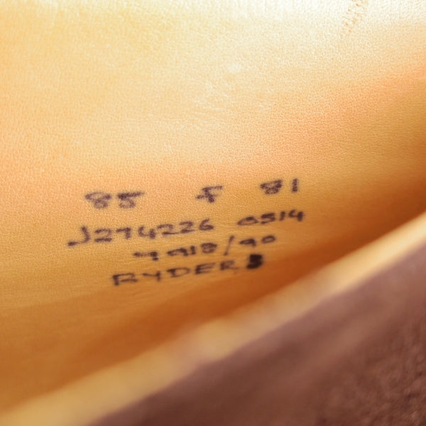 極美品★チャーチ 85F/UK8.5【定価￥160,600-★ダイナイトソール/RYDER 3】81ラスト/チャッカブーツ/スエード/濃茶/Church's★n673