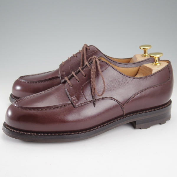 極上★J.M.ウエストン 7C【定価￥176,000-★ゴルフ/GOLF】641/31ラスト/Uチップ/ソフトカーフ/濃茶/Weston/ウェストン★n674