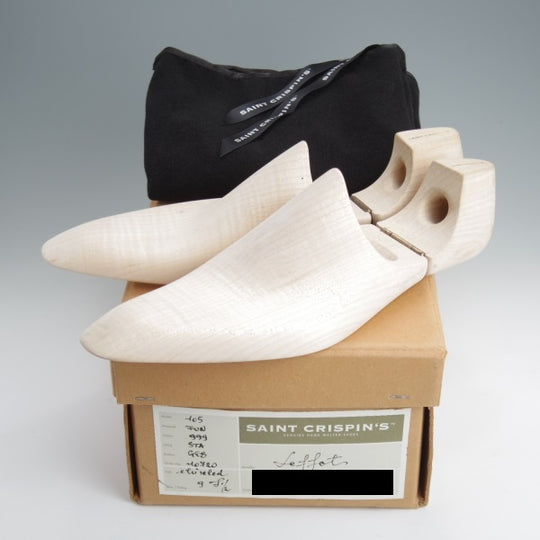 美品★(東欧)サンクリスピン 9F【定価1,435ユーロ(23万円程度)★純正ツリー付/ハンドソーンウェルテッド製法】黒/Saint Crispin's★l627